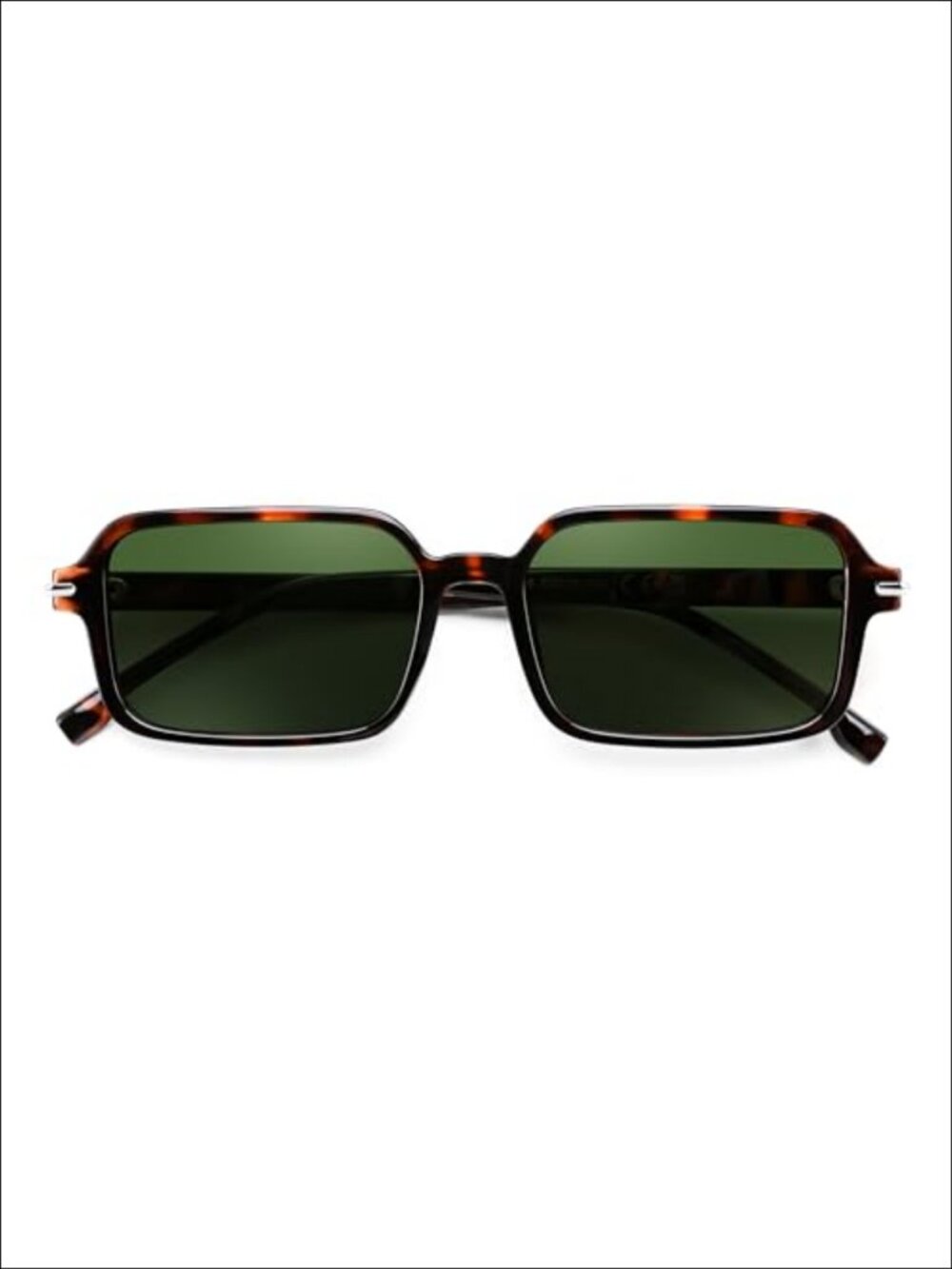 Trendy Rectangle Sunglasses UV400 Retro Chic Sunnies Lightweight